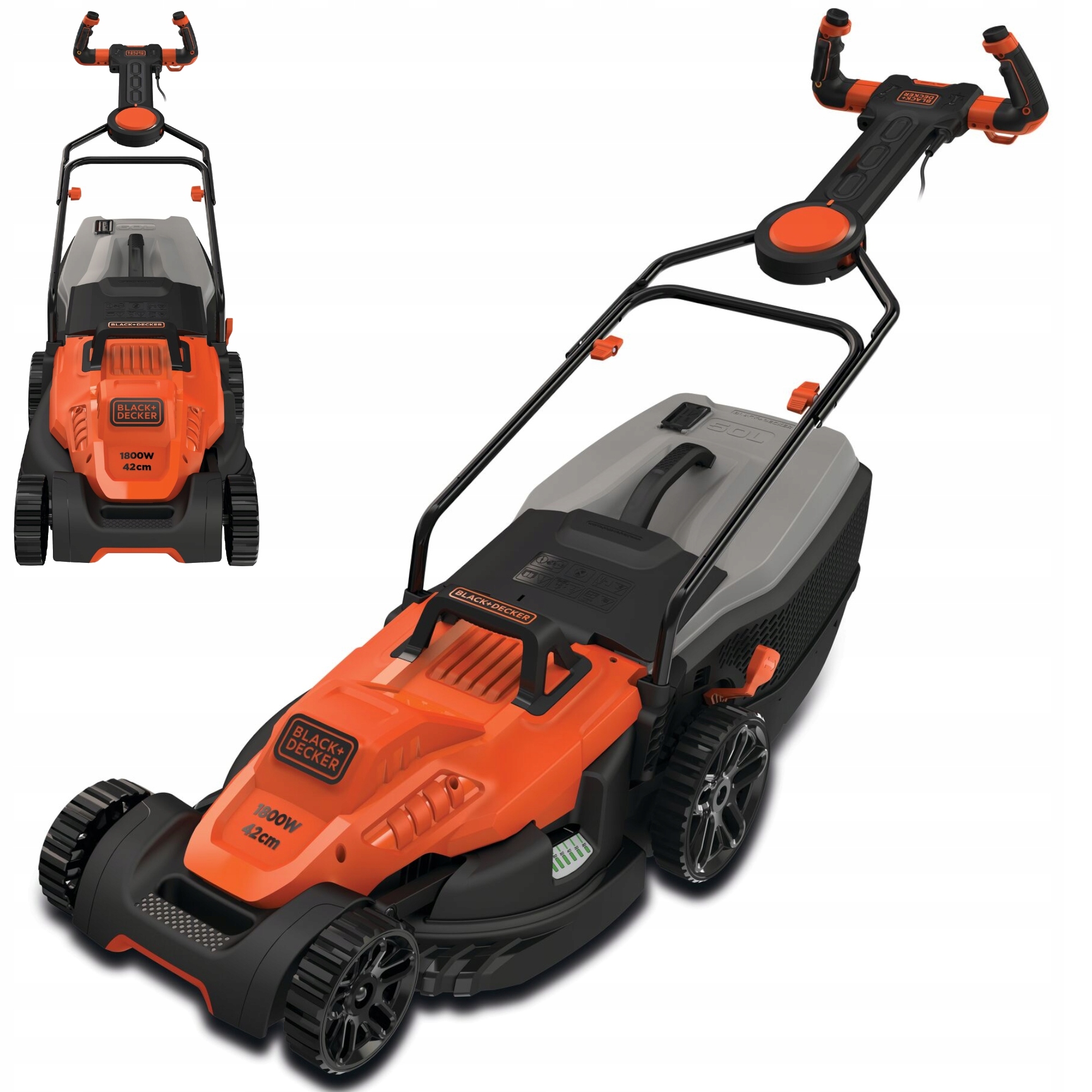Elektrická kosačka na trávu Black&Decker BEMW481ES-QS 42 cm 1800 W